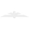 Ekena Millwork Redmond Architectural Grade PVC Gable Bracket, 84"W x 17 1/2"H x 4"D x 6"F, 5/12 Pitch GBP084X18X0406RED00 - alternate 5